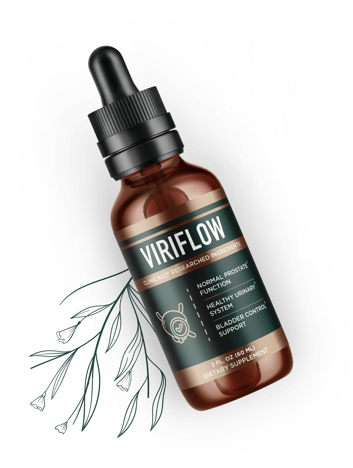ViriFlow™ Natural Prostate Support Liquid Drops — 2 FL OZ